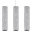 LAMPA  WISZĄCA LUVO 3 BETONOWA LOFTOWA TUBY minimalistyczna SL.0655 SOLLUX - 3