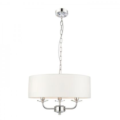 Lampa wisząca NIXON 3lt biały ENDON 60129  