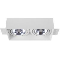 Oprawa sufitowa MOD PLUS 9407 Nowodvorski Podwójna bez ramki biała