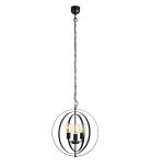 Lampa wisząca ORBIT 107942 Markslojd 3 pierścienie 3 źródła światła CZARNA INDUSTRIALNA - 2
