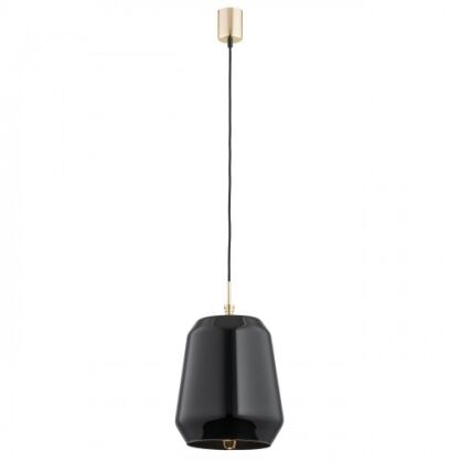 Lampa wisząca IRUN 4277 Argon Czarny szklany klosz