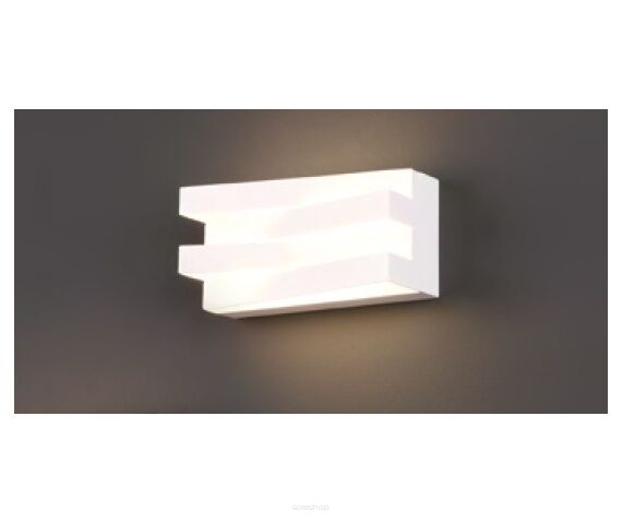 Kinkiet Araxa W0177 WH Maxlight  wykonany z metalu o białym wykończeniu