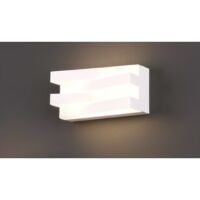 Kinkiet Araxa W0177 WH Maxlight  wykonany z metalu o białym wykończeniu