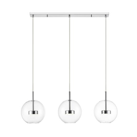 P0428-03J-B5AC ENCELADUS LAMPA WISZĄCA CHROME ZUMALINE