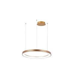 Lampa wisząca AGNES PENDANT 48 DIMM CCT SWITCH WH złota Azzardo AZ5017