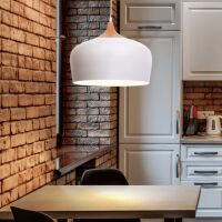 NOWOCZESNA SKANDYNAWSKA LAMPA WISZĄCA BIAŁA CONSI