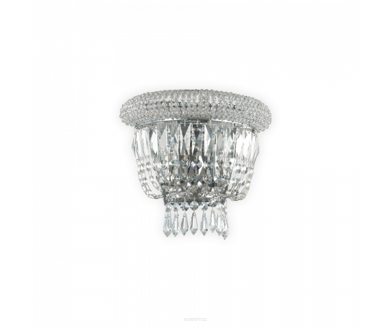 Kinkiet Dubai AP2 207155 KLASYCZNY IP20 E27 metal Ideal Lux OPRAWA W STYLU KLASYCZNYM