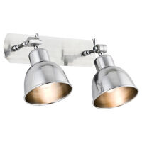Kinkiet EUFRAT 671 Argon Podwójny w kolorze chromu