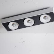 Oprawa natynkowa Lava X3 NT edge.LED CRI80 Labra   3.0727  techniczna prostokąt potrójna 7 cm wysokości LED różne kolory wykończenia