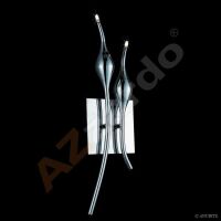 Kinkiet Snake chrom AZzardo  AZ0046 kształtem przypomina węże ma kolor chromu