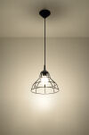 Loftowa Nowoczesna Lampa wisząca ANATA Czarna SL. 0146 klosz z metalu druciasty - 2