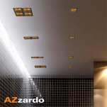 Lampa sufitowa nowoczesna MINORKA AZzardo AZ4075 ruchome źródło światła GU10 - 2
