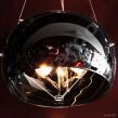 Lampa wisząca Cosmo 2 czarna AZzardo 2901-3PB AZ1060 BK wykonana jest z metalu oraz szkła o wykończeniu czarnym - 2