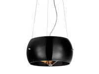 Lampa wisząca Cosmo 2 czarna AZzardo 2901-3PB AZ1060 BK wykonana jest z metalu oraz szkła o wykończeniu czarnym - 4