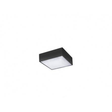Oprawa natynkowa kwadratowa czarna nowoczesna MONZA S 22 square AZzardo AZ2271 SHS543000-20-BK LED 5,5 cm wysokości 22 cm szerokości
