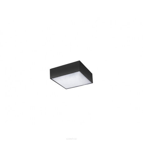 Oprawa natynkowa kwadratowa czarna nowoczesna MONZA S 22 square AZzardo AZ2271 SHS543000-20-BK LED 5,5 cm wysokości 22 cm szerokości