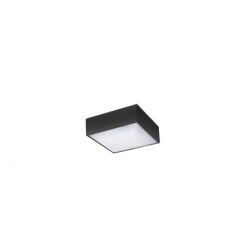 Oprawa natynkowa kwadratowa czarna nowoczesna MONZA S 22 square AZzardo AZ2271 SHS543000-20-BK LED 5,5 cm wysokości 22 cm szerokości