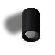 Oprawa sufitowa EIGER IP54 AZ4260 Azzardo czarna wysokość 9.2 cm średnica 5.5 cm