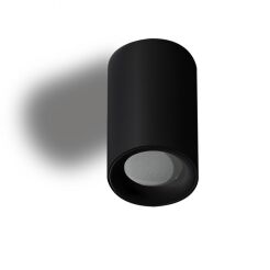Oprawa sufitowa EIGER IP54 AZ4260 Azzardo czarna wysokość 9.2 cm średnica 5.5 cm