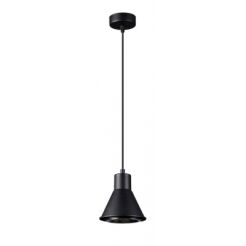 Lampa wisząca TAZILA SL.0989 SOLLUX LIGHTING stożek ES111 czarny