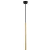 Lampa wisząca SICILIA 4752 Argon tuba LED złota mosiądz