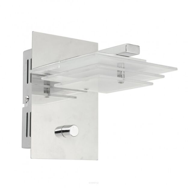 Kinkiet Rhino W0272A CLEAR Italux  chromowane metalowe elementy 