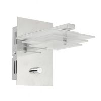 Kinkiet Rhino W0272A CLEAR Italux  chromowane metalowe elementy 