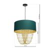 Lampa wisząca ALMERIA GREEN/GOLD MILAGRO MLP6452 - 4