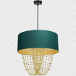 Lampa wisząca ALMERIA GREEN/GOLD MILAGRO MLP6452 - 3