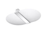 Plafon SALIA SL.1005 Sollux Lighting stal mleczne szkło - 2