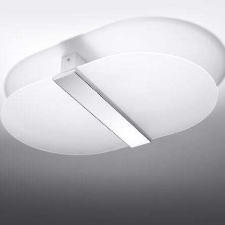 Plafon SALIA SL.1005 Sollux Lighting stal mleczne szkło