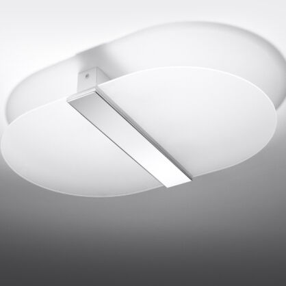Plafon SALIA SL.1005 Sollux Lighting stal mleczne szkło