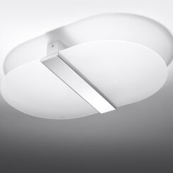 Plafon SALIA SL.1005 Sollux Lighting stal mleczne szkło