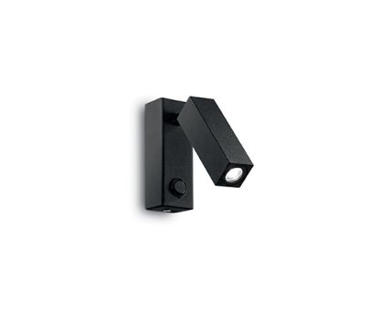Kinkiet Page Square AP1 142241  NOWOCZESNY IP20 LED  METAL Ideal Lux OPRAWA W STYLU NOWOCZESNYM 