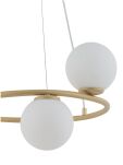 Lampa wisząca GAMA 33380 SIGMA złota podstawa białe kule - 2