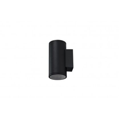Lampa zewnetrzna kinkiet JOE WALL 2 AZ3320 IP54 swieci góra-dół czarna tuba wykonana z metalu i szkła