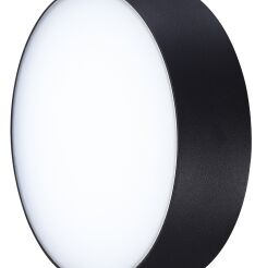 Plafon CASPER ROUND AZ4490 Azzardo CZARNY okrągły zewnętrzny łazienkowy IP54 4000K/3000K