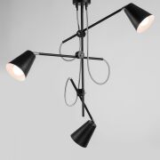 Lampa sufitowa ARTE czarna 3lt ALDEX 1008E_1  