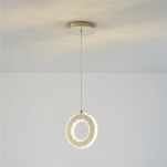 Lampa wisząca zwis z kryształkami GIRONA złota LED Zuma Line MD3713-1-3GT - 7