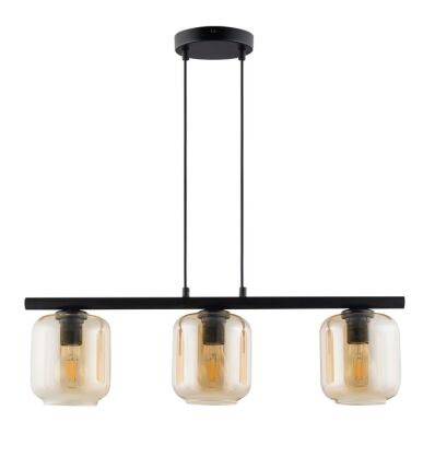 Lampa wisząca GLOSS 3 SIGMA 32253 bursztynowe klosze