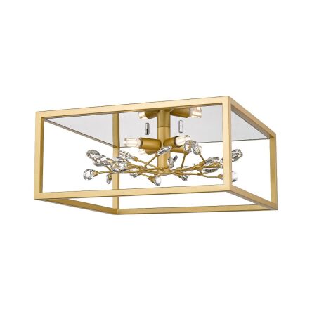 C0578-04A-B5V7 SPRING LAMPA SUFITOWA ZŁOTA/GOLD ZUMALINE