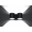 Kinkiet ORBIS  Sollux SL.0660 dwie czarne tuby prosty nowoczesny design  - 5