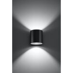 Kinkiet ORBIS lampa ścienna ANTRACYT nowoczesna MINIMALISTYCZNA  Tuba  idealna do salonu sypialni SL.0566 SOLLUX - 3