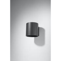 Kinkiet ORBIS lampa ścienna ANTRACYT nowoczesna MINIMALISTYCZNA  Tuba  idealna do salonu sypialni SL.0566 SOLLUX