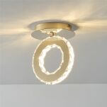 Lampa sufitowa kryształowa GIRONA złota LED Zuma Line MX3713-1-3GT - 2
