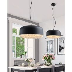 Lampa wisząca Tarant 48 black AZ3162