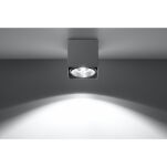 Plafon BLAKE  LAMPA TECHNICZNA NATYNKOWA  SZARA KOSTKA  NOWOCZESNA SL.0699 SOLLUX - 3