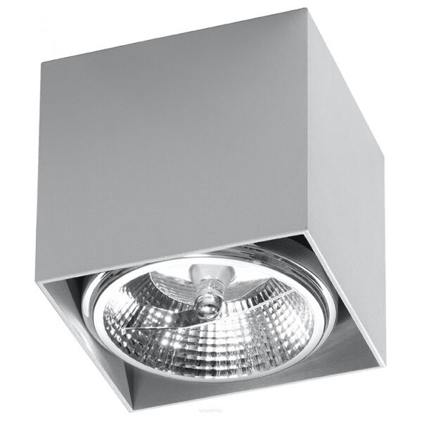 Plafon BLAKE  LAMPA TECHNICZNA NATYNKOWA  SZARA KOSTKA  NOWOCZESNA SL.0699 SOLLUX