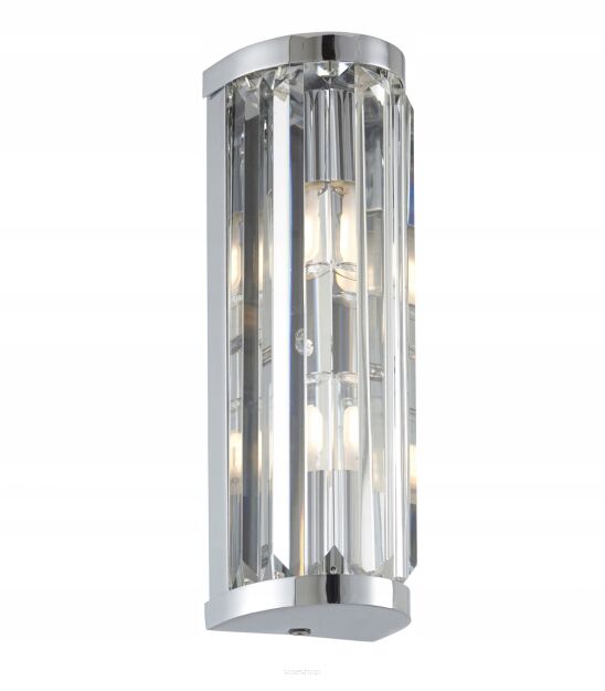 Kinkiet łazienkowy CRYSTAL WALL 2 szkło kryształowe ENDON 39629