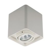  LAMPA NATYNKOWA  lampa wewnętrzna ZUMA LINE QUADRY SL 1 SPOT 20039-WH   Z ALUMINIUM W KOLORZE Białym  NOWOCZESNY  